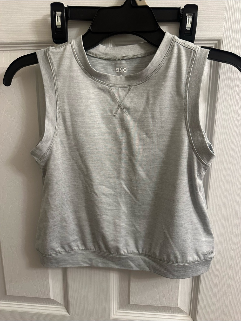 DSG size small 8-9 girls gray tank top shirt athletic top